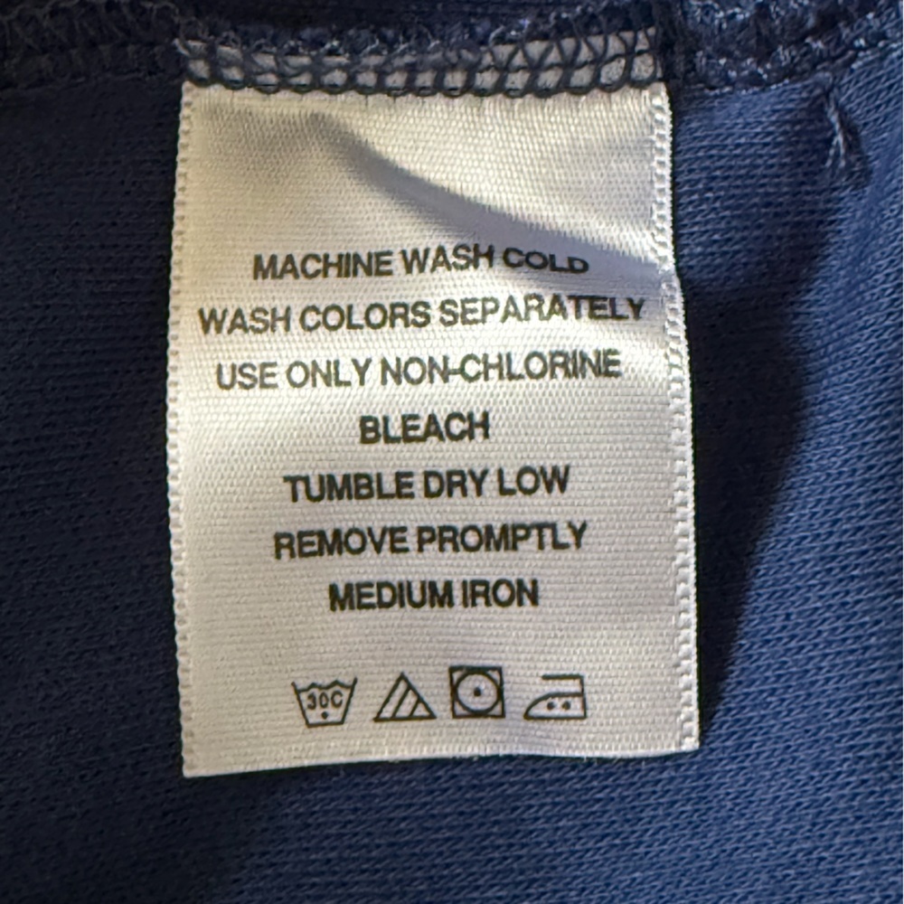 Navy Blue Knit Pants size L Tall - Picture 11 of 11